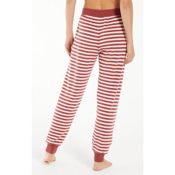 NEW Z SUPPLY twilight stripe jogger in red - Picture 3 of 3